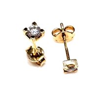Pendientes Dalla Bona Classic in Oro amarillo Diamante P.L. DIA CT 0.25 G/VS1